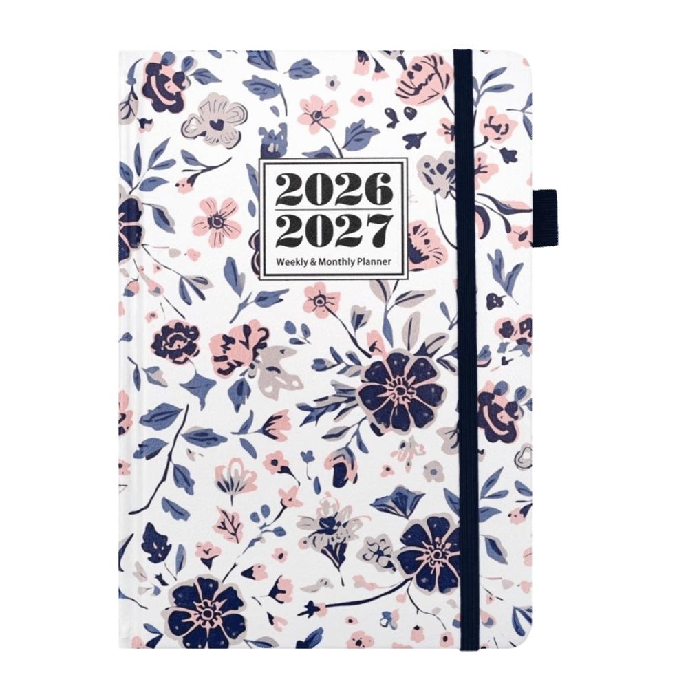 Wear-resistant Agenda Notebook Flower Planning Notebook Calendar Notebook Office