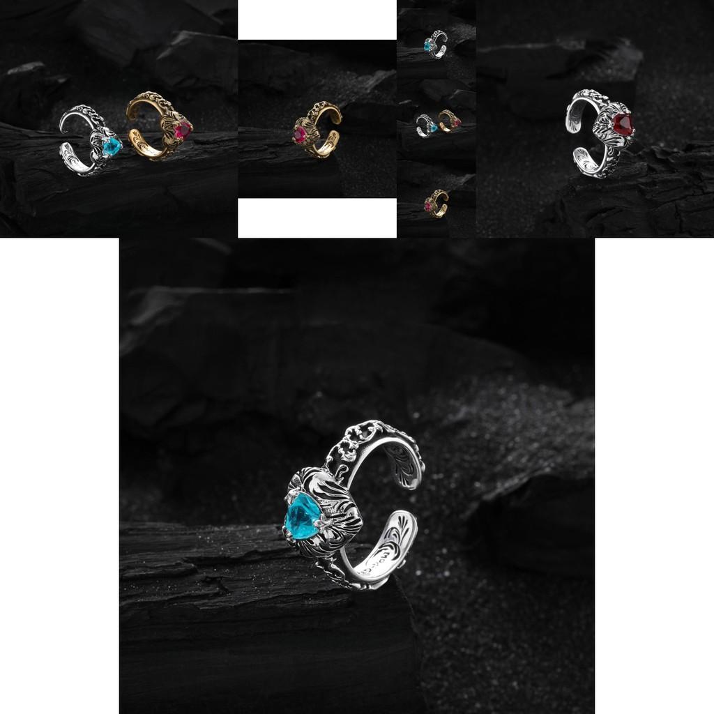 Modischer Minimalistischer Kupfer-Herzring Mit Atemberaubendem Zirkonstein Für Den Alltag