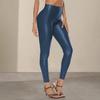 Pantaloni da Donna in Ecopelle Alta Elasticità Aderenti Vita Alta Pantaloni Lunghi Leggings Solleva Glutei Abbigliamento Quotidiano