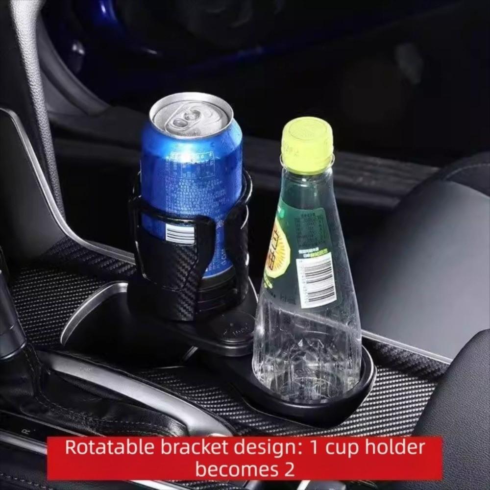 Adjustable Car Cup Holder Expander 360 Rotating Drink Holder Adapter Dual Cup Holder  Auto Car