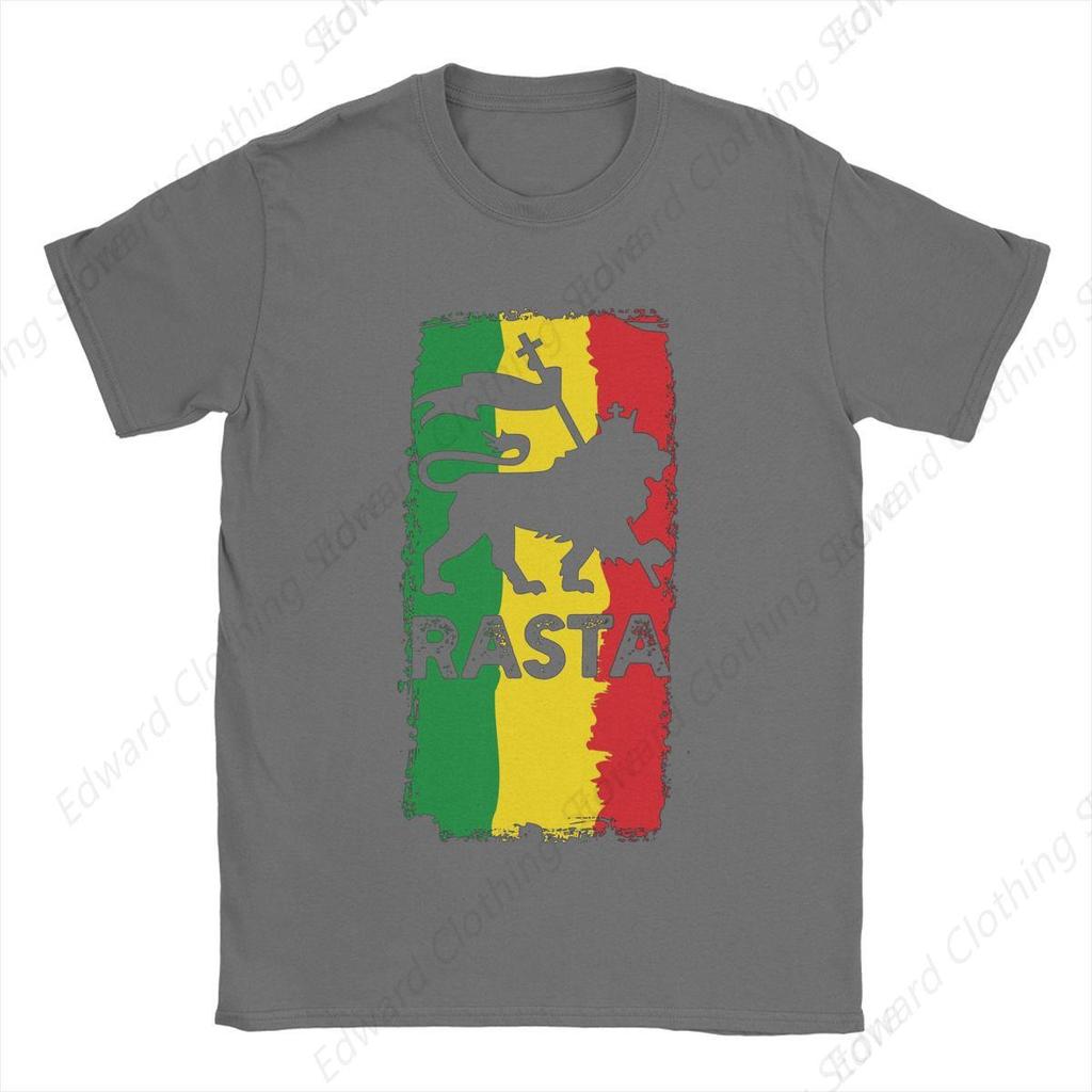 Summer Rastafari Rasta Lion Of Judah for Men Women T Shirt Outfits Unique Tees TShirts Pure Cotton Graphic Printing Clothing