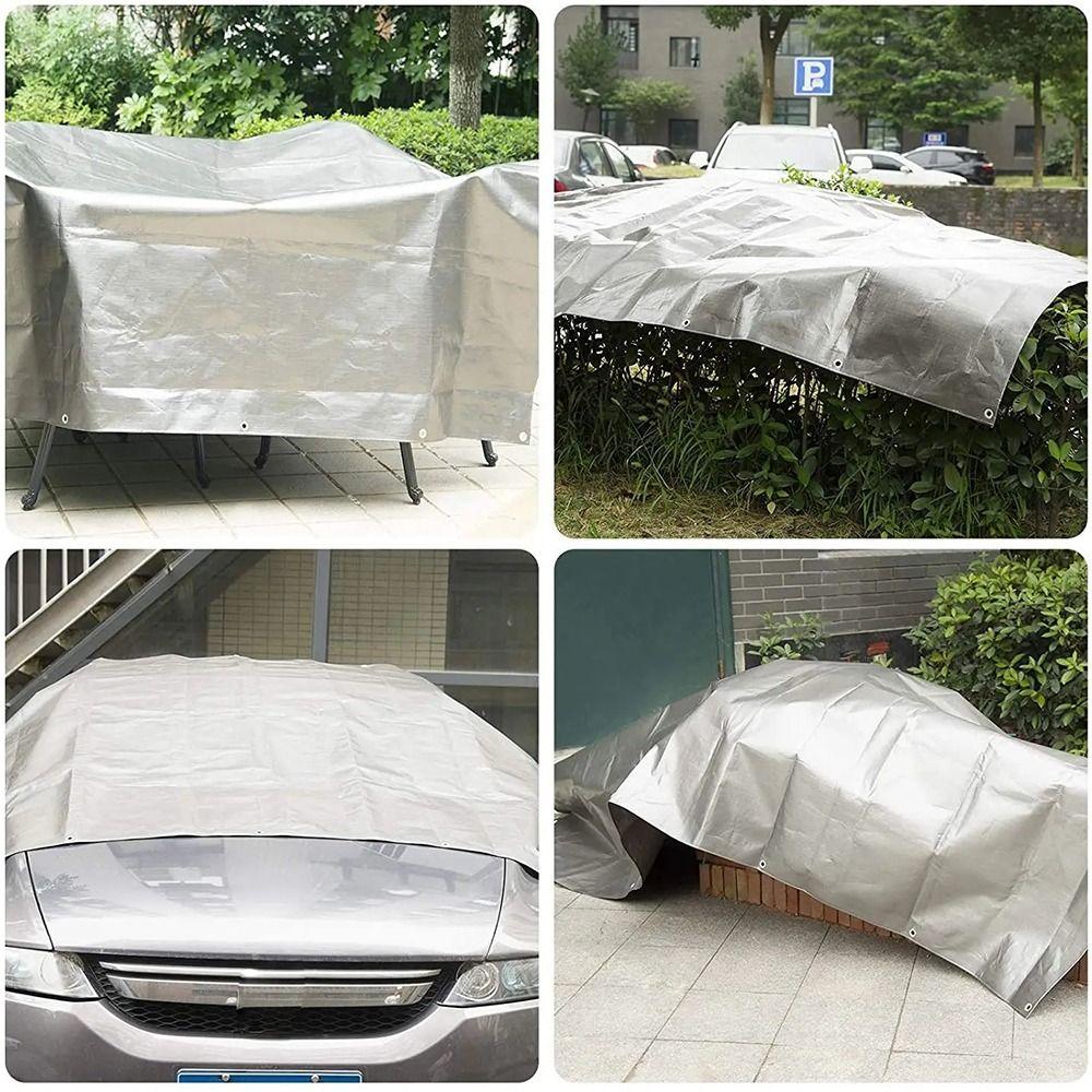Outdoor Awning PE Tarpaulin Boat Car Truck Canopys Awnings Waterproof Shading Sail