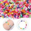100-200 Stück Wassertropfenform ABS Imitation Perlen Bunt Oval Reis Lose Perlen Für DIY Schmuckherstellung Armband Halskette