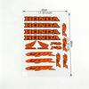 For HONDA CBR F4i 18 Colors Motorcycle Reflective Stickers Waterproof Decals For Helmet Scooter Fuel Tank Toolbox Racing XL0
