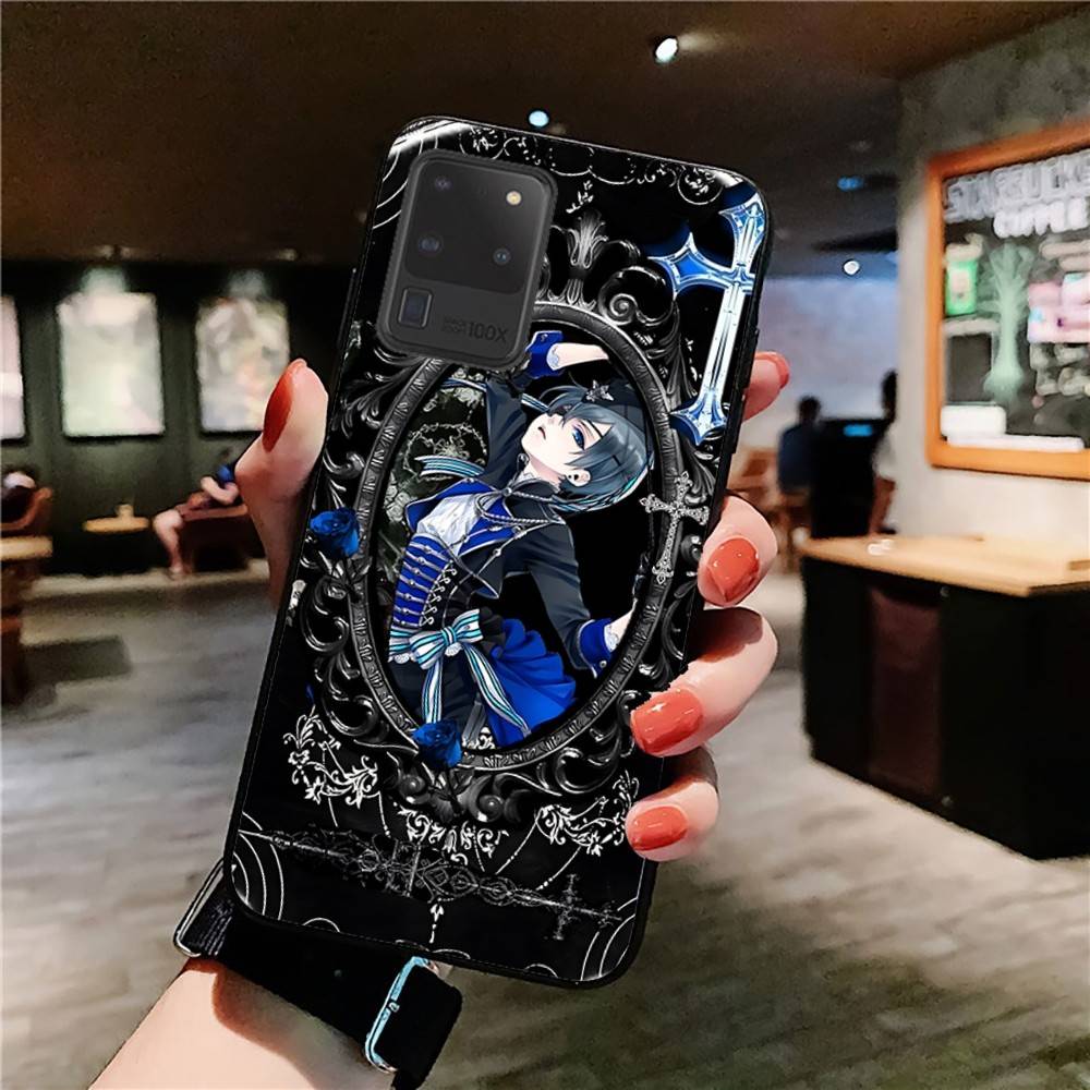 Anime Black Butler Phone Case For Samsung S 24 Fe 25 Ultra Plus 20 Lite 21 30 22 23 24 22 Ultra 5G Fundas