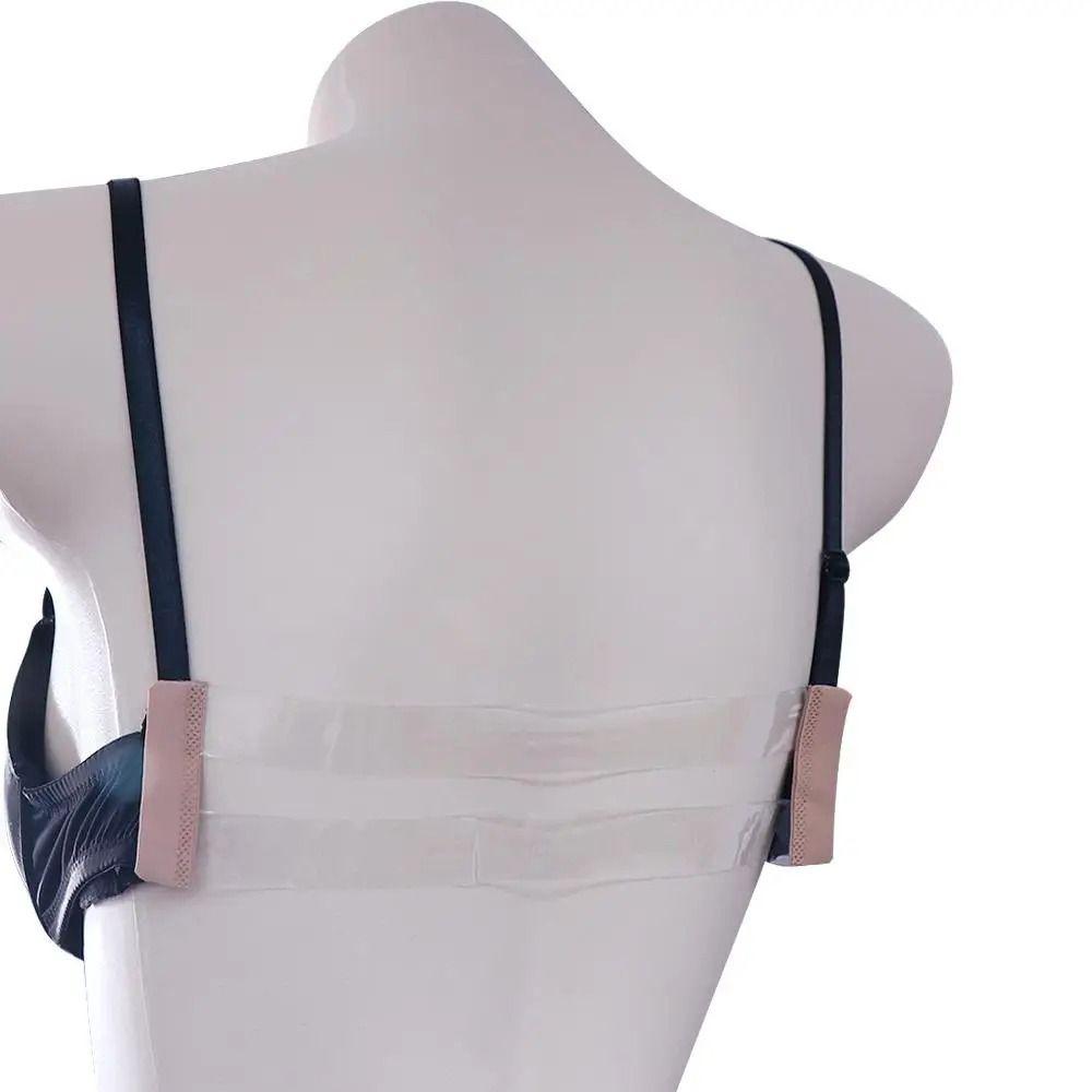 1Pcs Non Slip Buckle Bra Extender Clear Elastic Band Durable Bra Strap Women