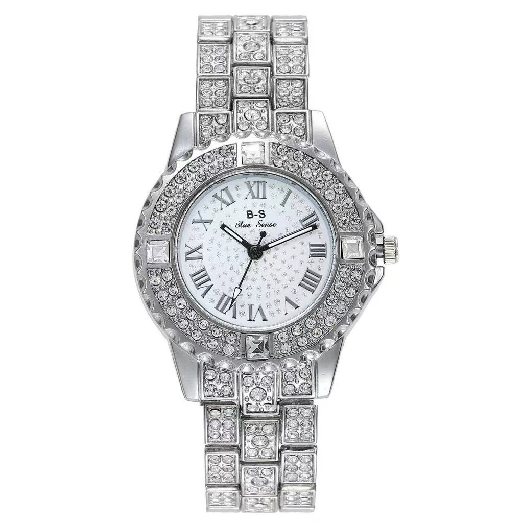 Elegant Ladies Jewelry Watch With Crystal Dial For Casual Wear