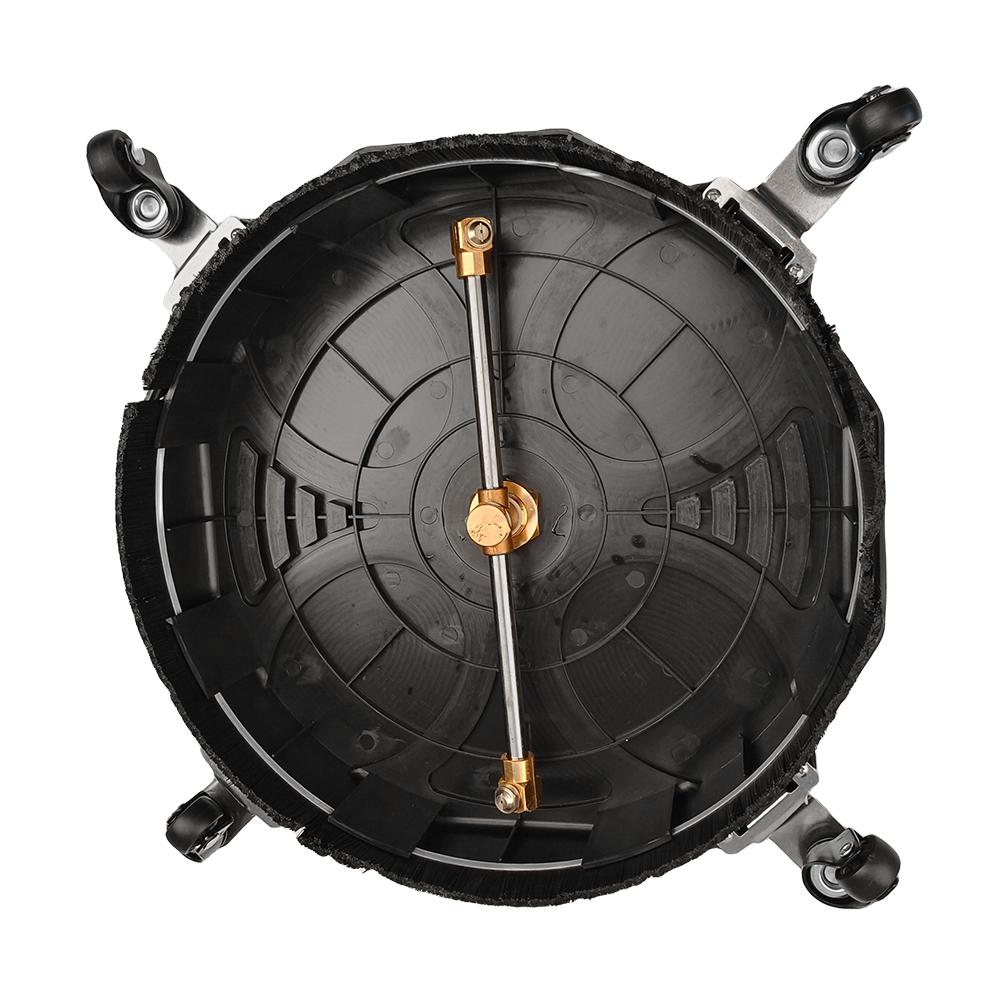 Pressure Washer 1/4 Quick Connector Surface Cleaner Attachment 2500PSI Stainless Steel with Extension Wand Replacement Nozzles