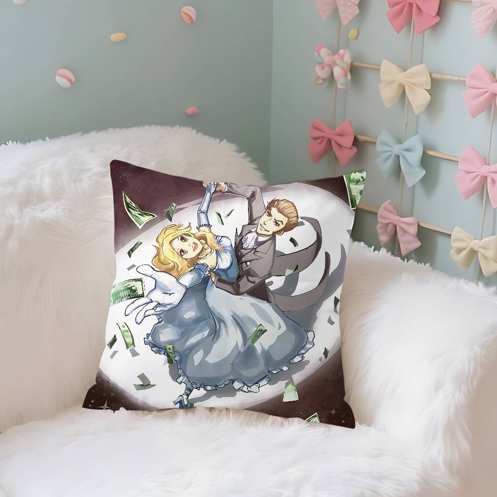 Baccano Anime Pillow Case Throw Pillow Cover Nordic Vintage Style Cushion Covers Home Living Room Sofa Couch Seat