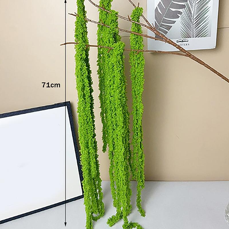 Simulation Green Plants Artificial Weeping Willow Vine Wall Ceiling Hanging Vine Plant Wedding Party Background Arrangement