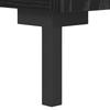 Nightstand Black Oak Effect 40 x 40 x 66 cm Particleboard