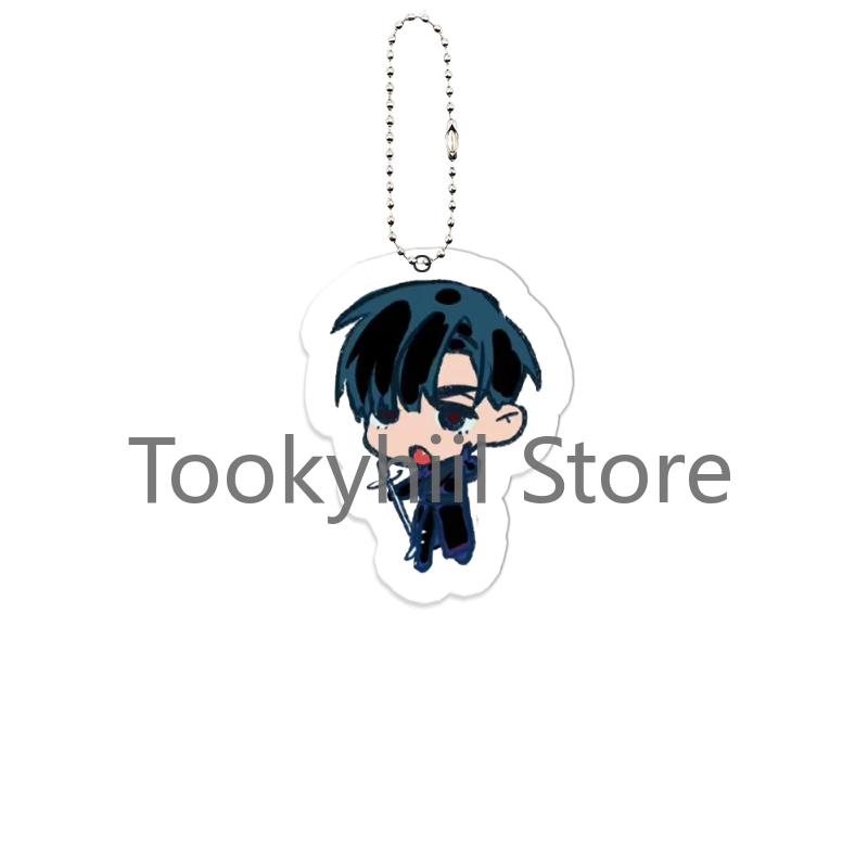 

Alien Stage Acrylic Keychain Anime Sua Mizi Luka Till Ivan Anime Cartoon Hyuna Key Ring Exquisite Backpack Pendant Festival Gift 3-4cm