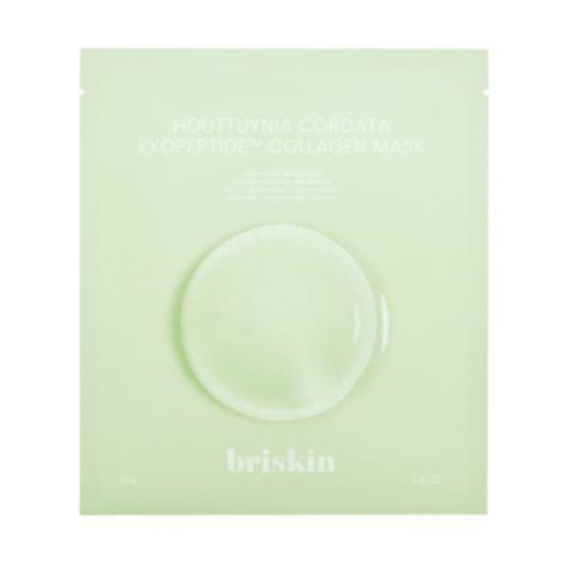 

Briskin Маска с коллагеном и экзопептидами хауттюйнии сердцелистной 1 лист