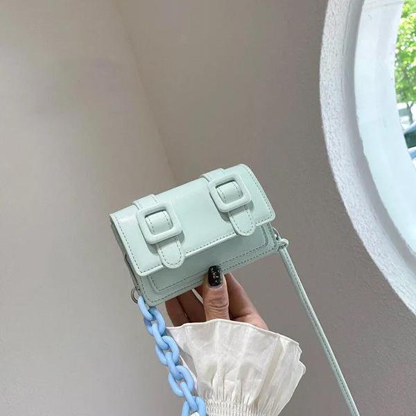 Women Shopping Small Bag High Quality Casual Mini Bags Vintage One Shoulder Bags Female Solid Color Street Handbag