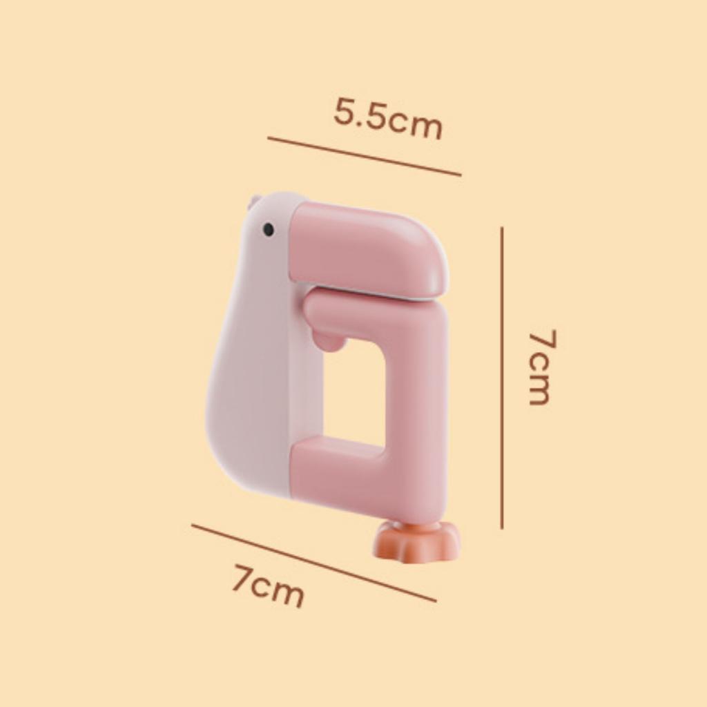 Taschenhaken Entenförmiger Handtaschenhaken für Tisch - Bohrloser Schreibtischklemme Taschenhalter, Faltbarer Anti-Rutsch-Haken für Büro/Schule/Küche