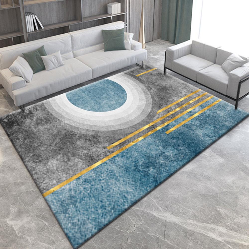 VIKAMA Light Luxury Style Carpet Floor Mat, Bedroom Bed Fully Covered With Carpet, Home Decoration, Living Room Sofa Carpet
