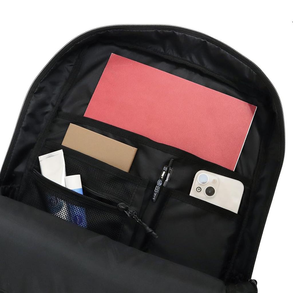 MICHAEL LINNELL'S Backpack Daypack Square B4 12L A.R.M.S. Men's and Women's MLAC-29 (Black)