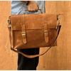 Leather Messenger Bag Laptop Bag Mens Leather Briefcase Crossbody Bag Satchel Bag Computer Bag Christmas Gifts Leather Bags Shoulder for Him