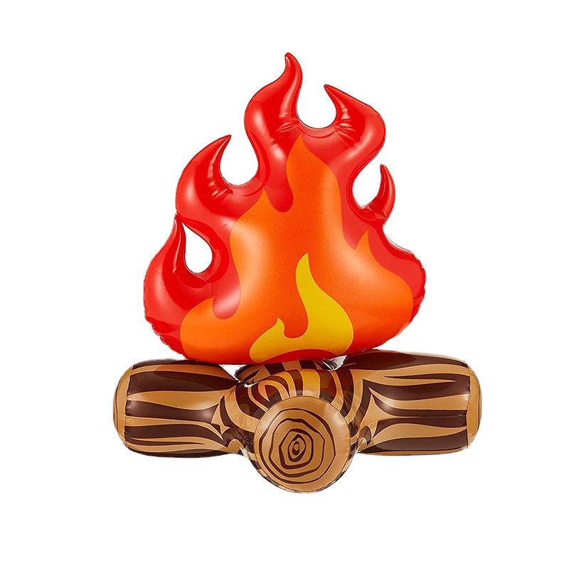 Inflatable Bonfire Torch Decoration for Parties and Outdoor Events