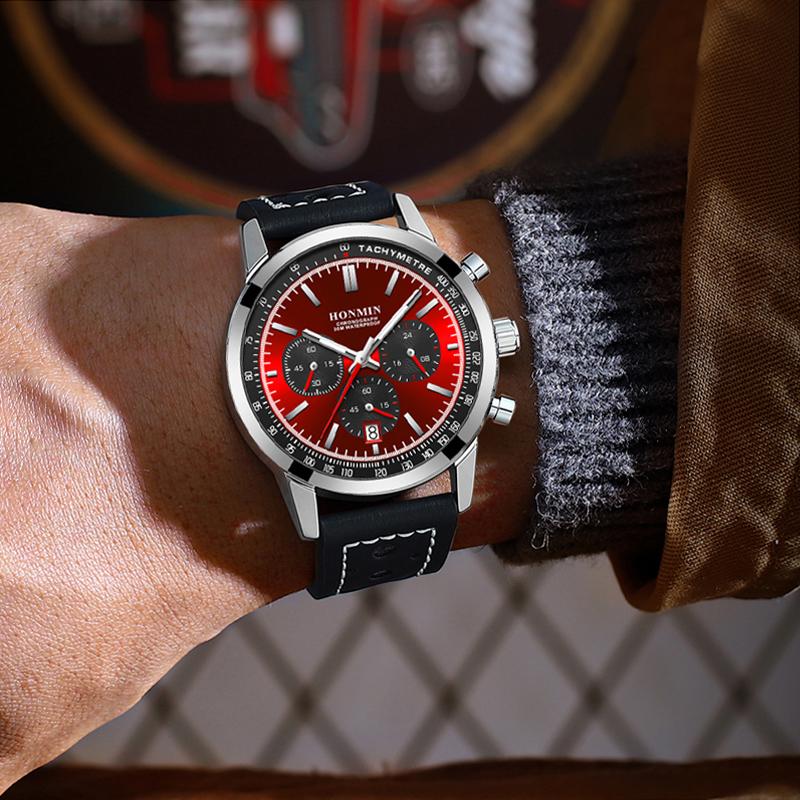 Top Brand Watches For Man Military Chronograph Men's watches Date Luminous Waterproof Quartz Wristwatch Clock Relogio Masculino