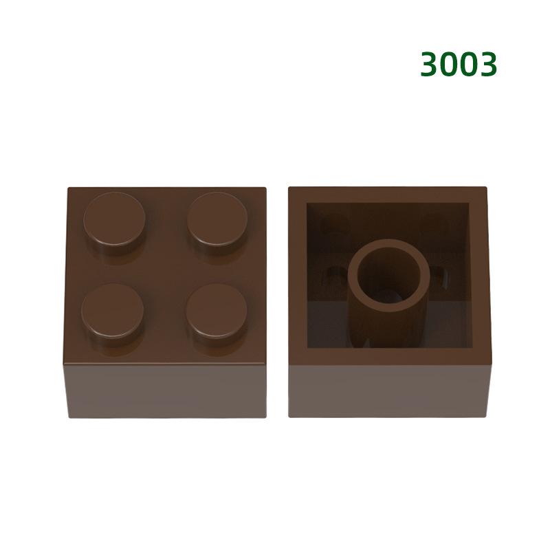 WANGE 2*2 Bausteine 75 Stück Kleine Kompatible Steine 4-Loch Hohe Elemente Zubehör MOC DIY Bulk Kinderspielzeug Nr. 3003