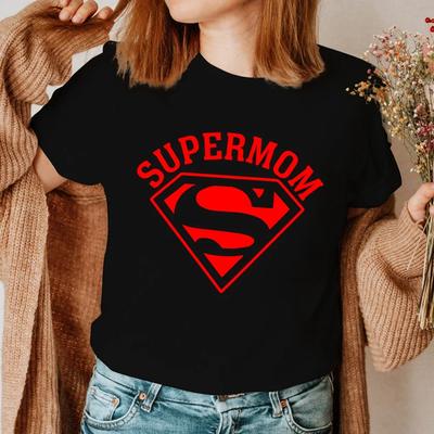 Yaz T Giyim Süperanne 90'lar Trend Tişörtler 2024 Yeni Moda Anne Hediyeleri Rahat Y2k Grunge Üstler 2000'ler Giysileri Harajuku