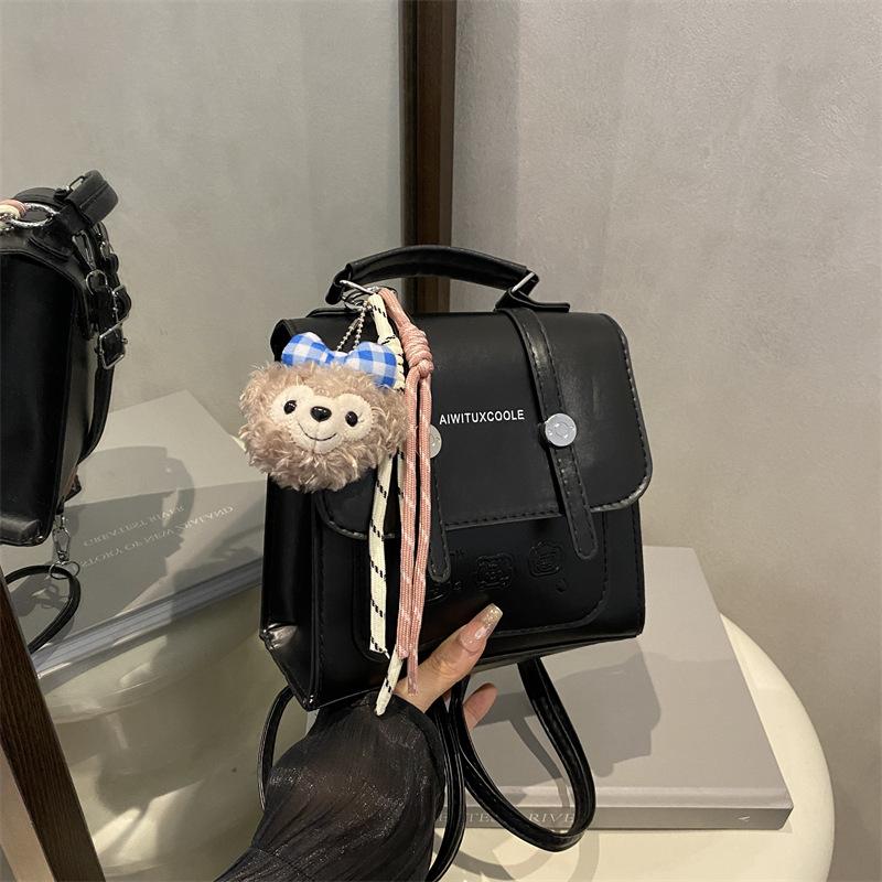 Schoolbag niche design casual texture women's backpack fashion trend personalized bag 1011 autumn and winter new backpack