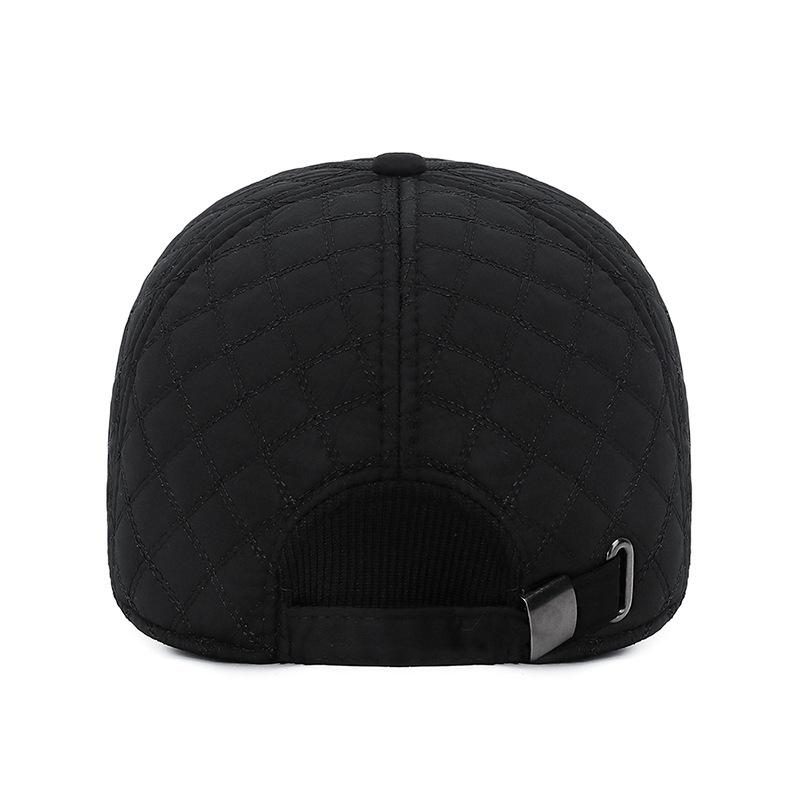 Men Autumn Winter Letter Labels All-Match Hat Outdoor Warm Earmuffs Reflective Strips Sport Baseball Cap Adjustable Bomber Hats