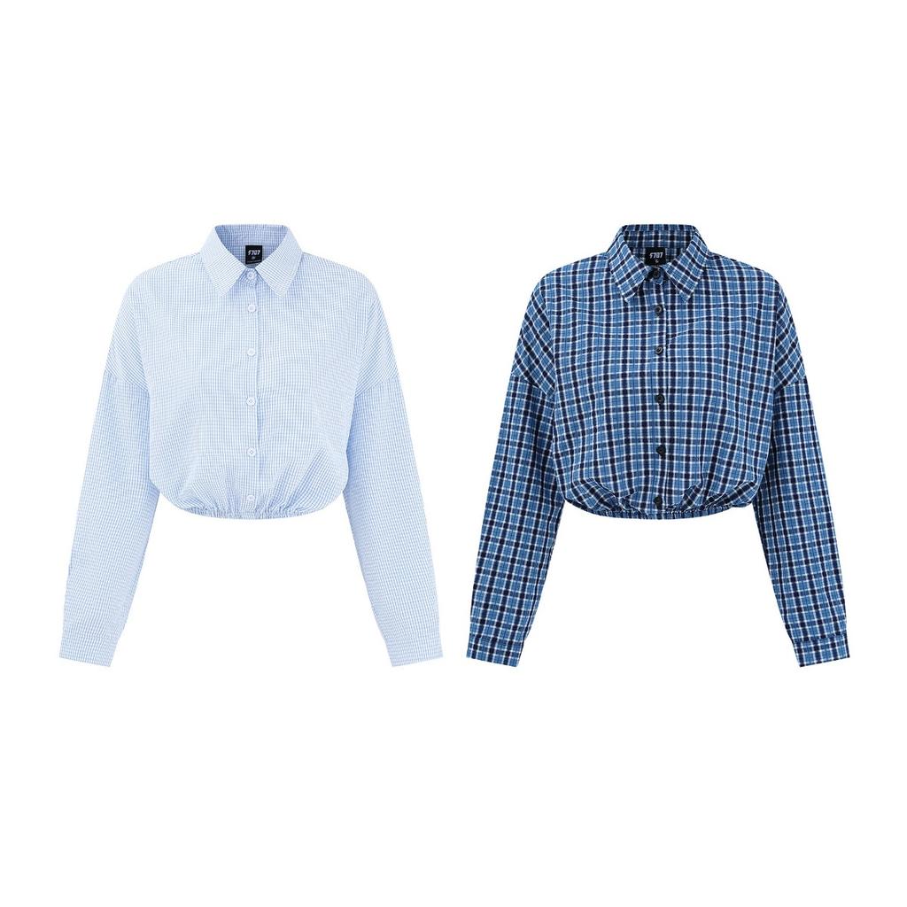 VAYLA New American Vintage Hot Girl Shirt Women's Casual Slim Fit Long Sleeve Collared Irt Versatile Plaid Shirt