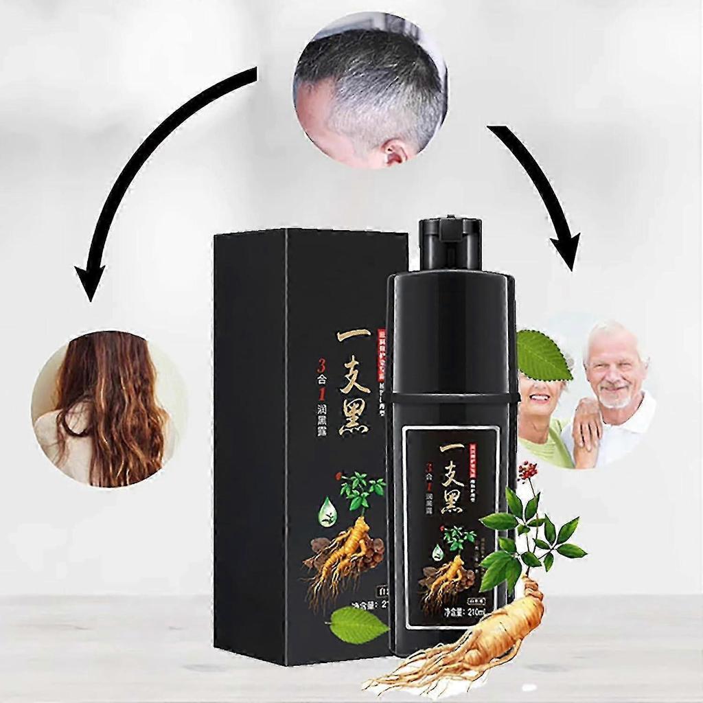 Hair Dye Shampoo With Plant Ingredients,instant Black Hair Dye Shampoo, Instant Shampoo For Black Hair, Instant Durable Shampoo For Men And Less
