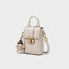 YUYULA Crossbody Bag, Leather Handbag, Phone Bag, Shoulder Bag, White