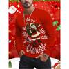Funny Santa Clause Graphic T Shirt For Man Fashion Christmas Style Long Sleeve Pullovers Festival Family Party Graphic Clothes