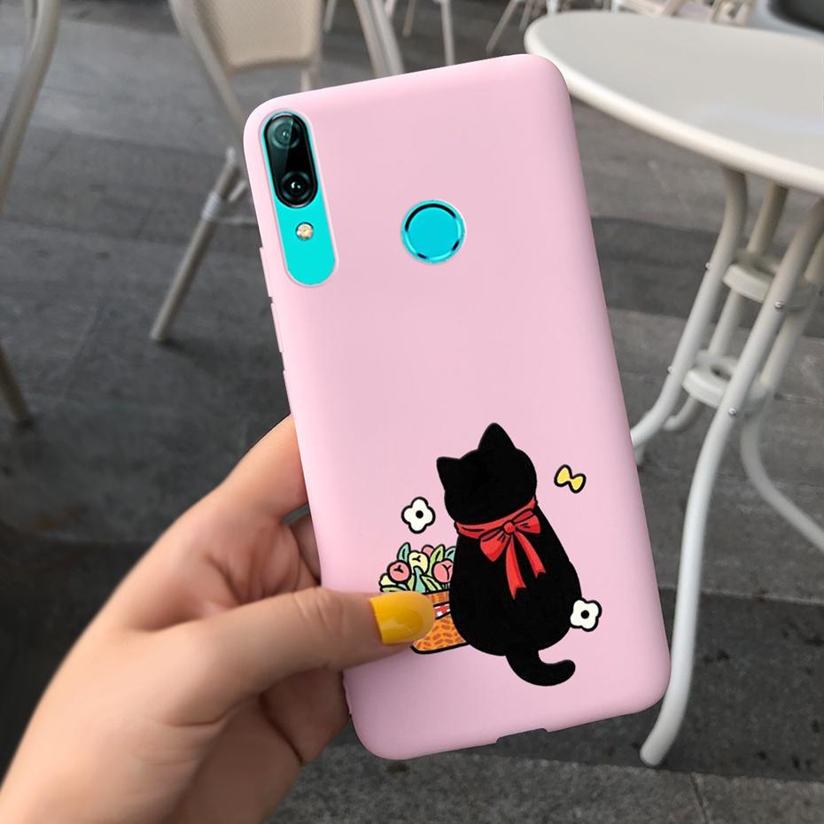 Lovely Silicone Case For Huawei P Smart 2019 Case Huawei PSmart 2019 Soft Back Cover Funda Bumper POT-LX1 POT-LX3 Phone Case