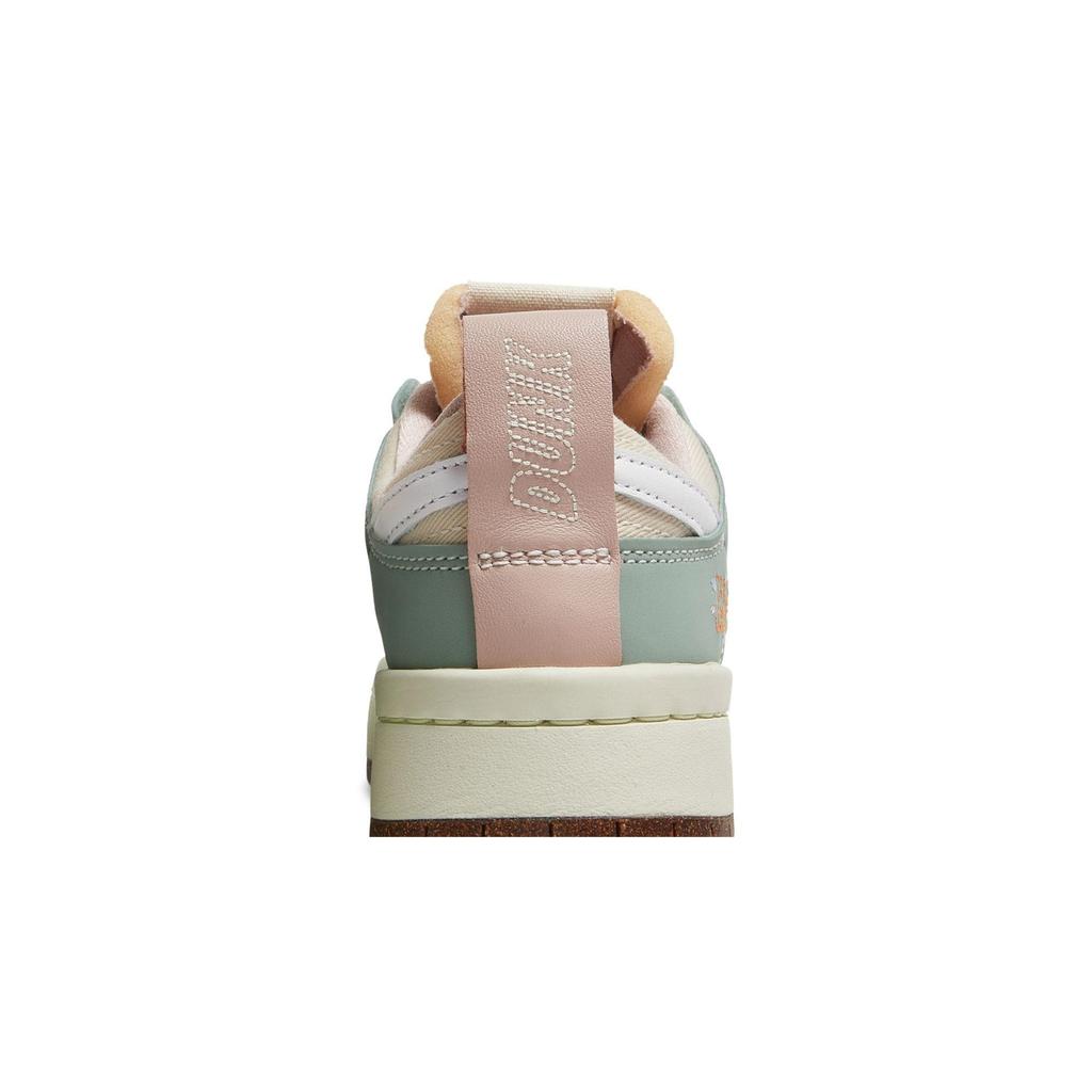 Nike Womens Dunk Low Disrupt 'Dandy Dandelions' (women's Sizes) Pearl White / Sea Glass / Seafoam Skate Shoes DM6866 210