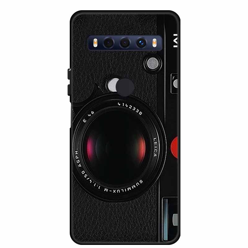 For TCL 10 SE Case Popular Picture Black Silicone Soft Back Cover Case For TCL 10 SE Phone Case Cover 10SE 6.52" Coque Funda Bag