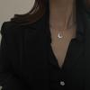 Mond Halskette Leichter Luxus Nischendesign Halskette Neujahr Damen Schlüsselbeinkette