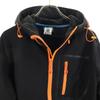 SALOMON Long sleeve Zip hoodie M Black series Back Three Men's Used
