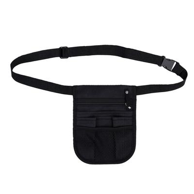Hairdresser Scissor Bag 600D Oxford Fabric Water Proof Barber Waist Pouch for Hairdressing Black