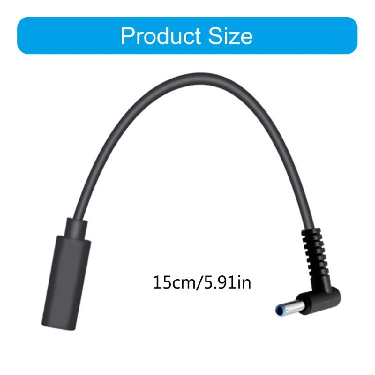 High Power PD DC4530 4.5x3.0mm USB C Charging Cable,Universally for Laptop Notebook USB C Devices