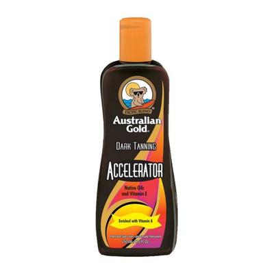 AustralianGold Australian Gold Lozione Abbronzante Lozione Acceleratore di Abbronzatura Scuro 8,5 fl oz, 1 confezione, 8,5 ml
