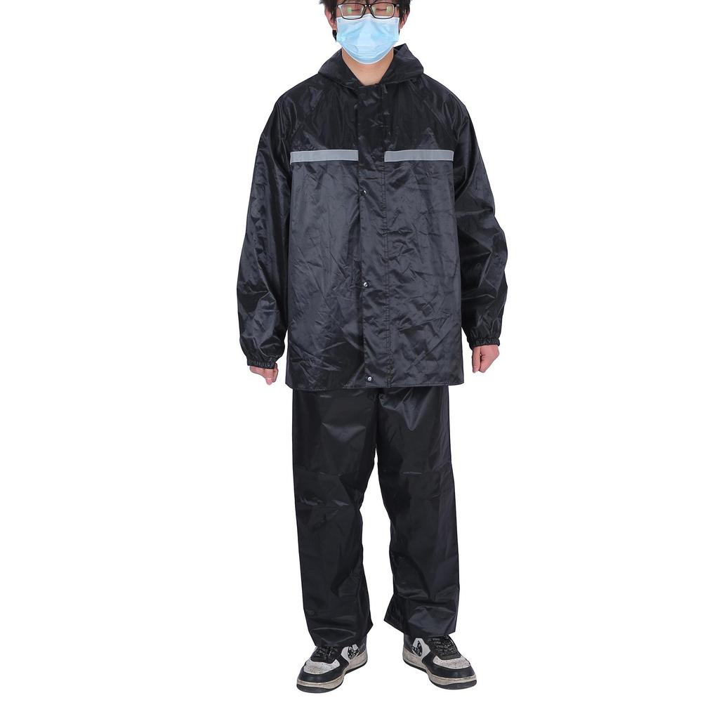 Full Body Stormproof Raincoat & Pants Set for Outdoor Cycling, Men's & Women's Split-Style Fishing Suit & Poncho