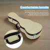 M MBAT Ukulele Bag 23 Inch Thickened Hardened Moisture-Proof Waterproof Box Leather+Metal Materical Backpack Mini Guitar Parts