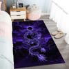 1PC Purple Dragon Clouds Carpet for Living Room Bedroom Sofa Home Decor Rus Non-slip Floor Mat Luxury Gift Multiple Sizes