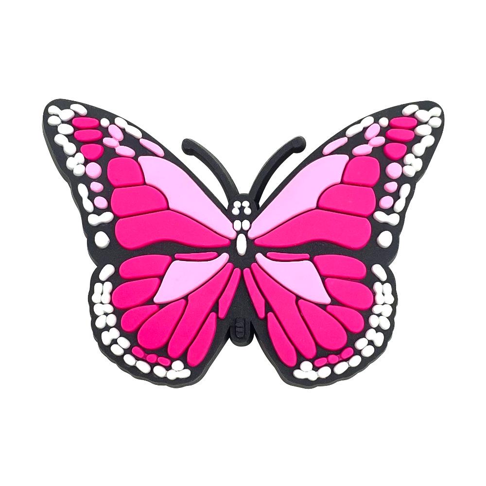 Exquisite Butterfly Flower Shoe Buckle: DIY Soft Rubber Ornaments