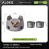 ALOCS Tragbares Outdoor Campingkocher & Wasserkocher Set