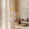 Wind Chimes, with Glittering Crystal Pendant, Easy-to-Hang Decorative Suncatcher Wind Chime, for Home Garden Balcony Window Decor