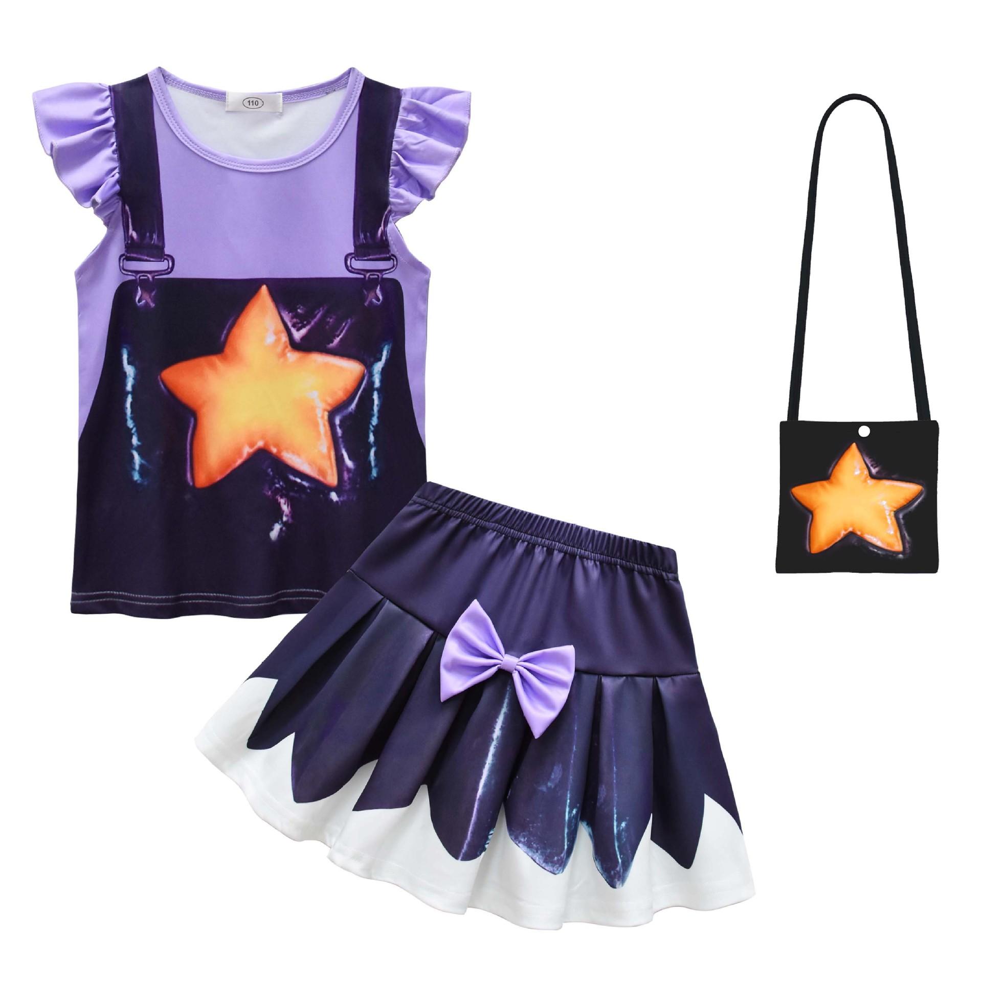 Enfants Déguisement Jeu Temps de Jeu Lily Costume Cosplay Fille Déguisement Bobi Chapitre 5 Lily Vêtements pour Enfants Halloween Carnaval Vêtements 110cm