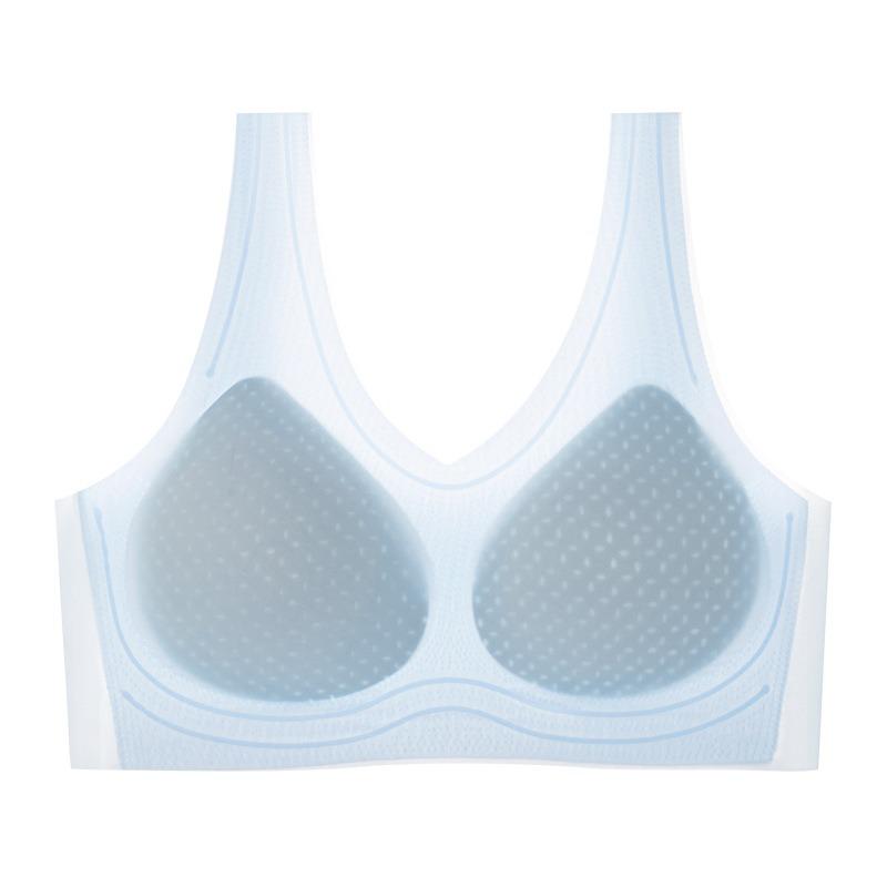 Womens Ultra Thin Seamless Back Beauty Push Up Comfortable Breathable Vest Bra