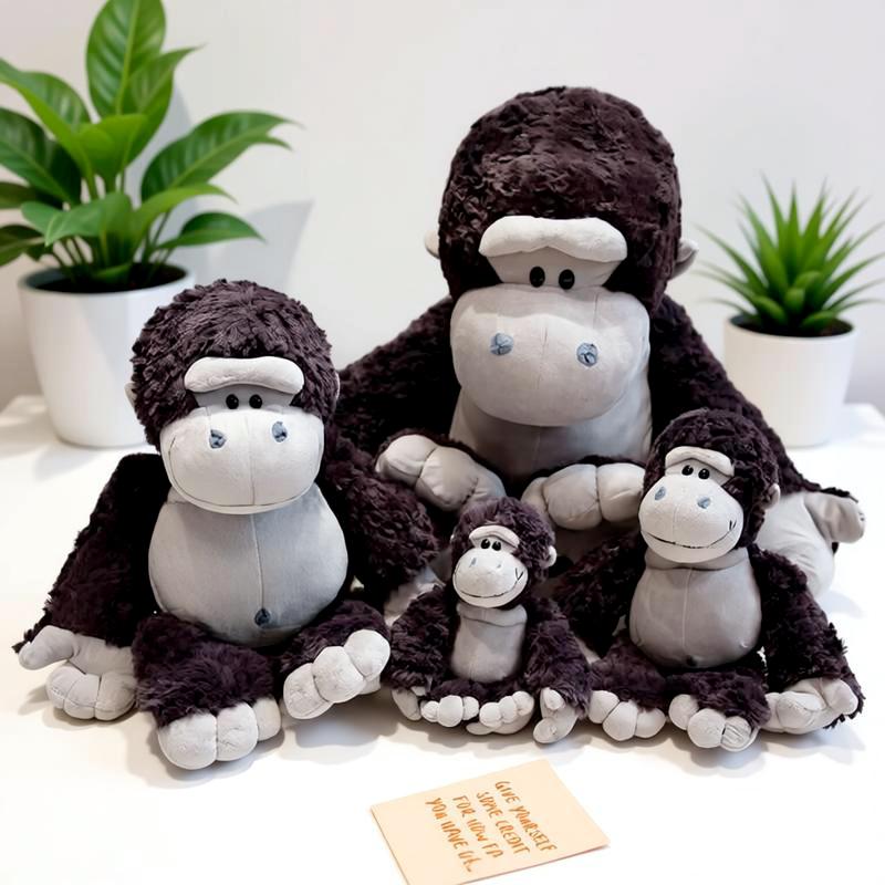 Cute A Wolf In Sheep'S Clothing Plush Toy Soft Penguin Husky Doll Kawaii Gorilla Wolf Stuffed Toy Children'S Birthday Gifts