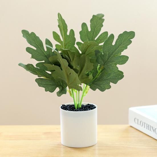 Artificial Plant Bonsai Unfading Decorate Exquisite Details Exquisite Small Tree Simulation Pot Plant for Home